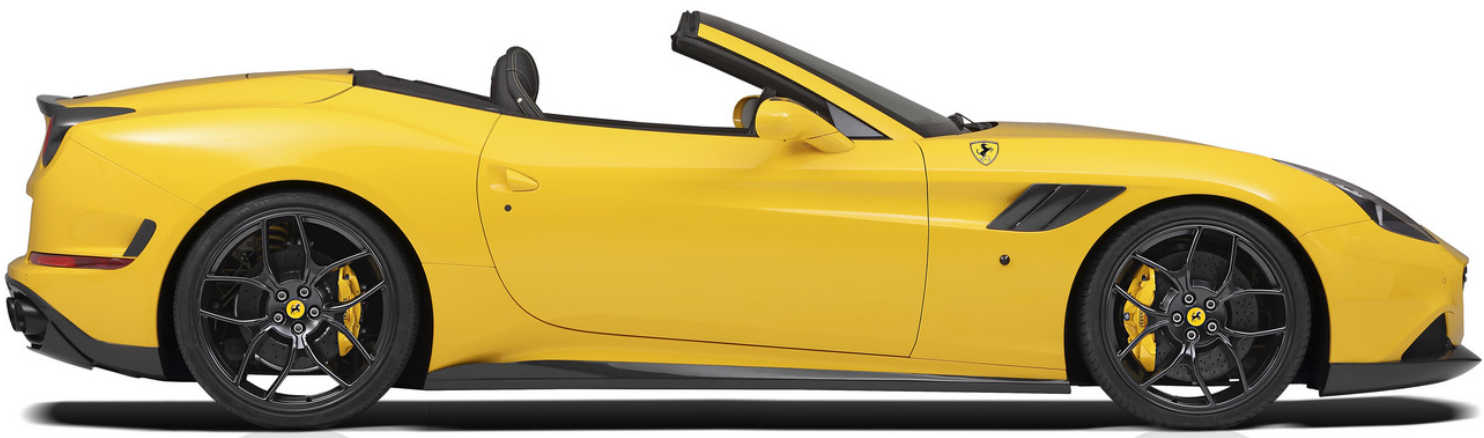 3.Yellow Ferrari California Turbo