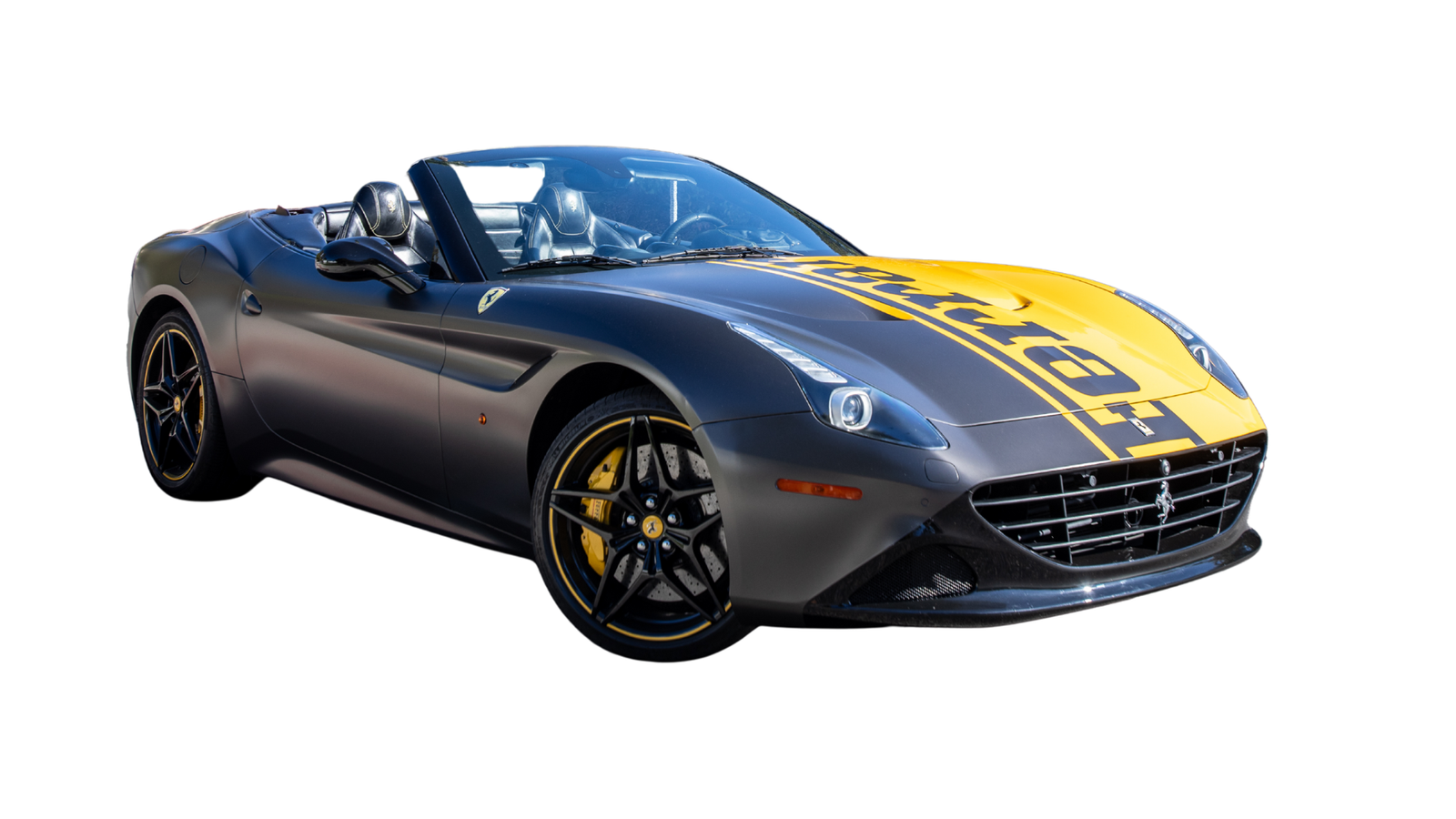 Ferrari california T yellow