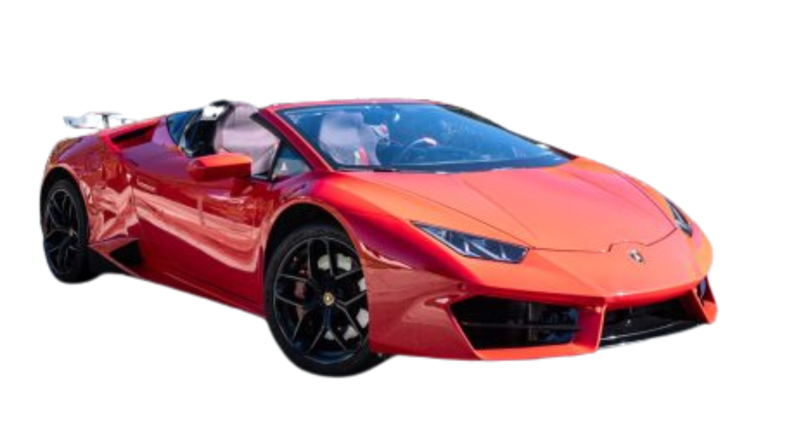 Lamborghini huracan spyder red